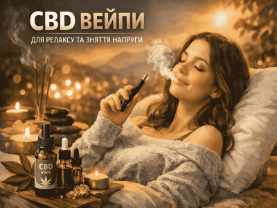 CBD ВЕЙПЫ ДЛЯ РЕЛАКСА И СНЯТИЯ НАПРЯЖЕНИЯ