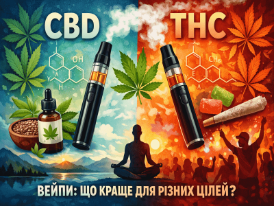 CBD VS THC ВЕЙПЫ: ЧТО ЛУЧШЕ ПОД РАЗНЫЕ ЦЕЛИ