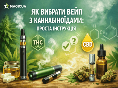 КАК ВЫБРАТЬ ВЕЙП С КАННАБИНОИДАМИ: ПРОСТАЯ ИНСТРУКЦИЯ