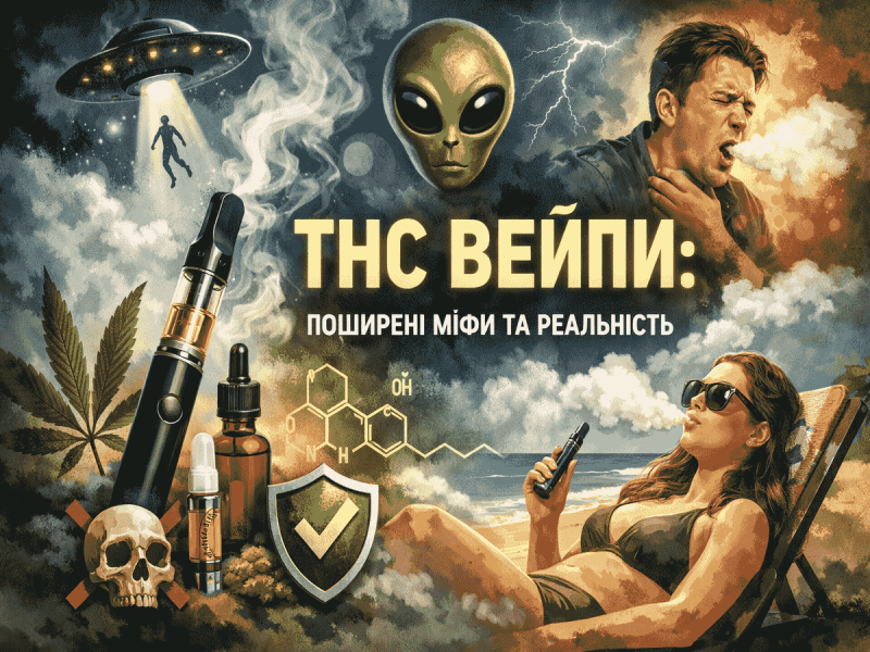 THC ВЕЙПЫ: РАСПРОСТРАНЁННЫЕ МИФЫ И РЕАЛЬНОСТЬ