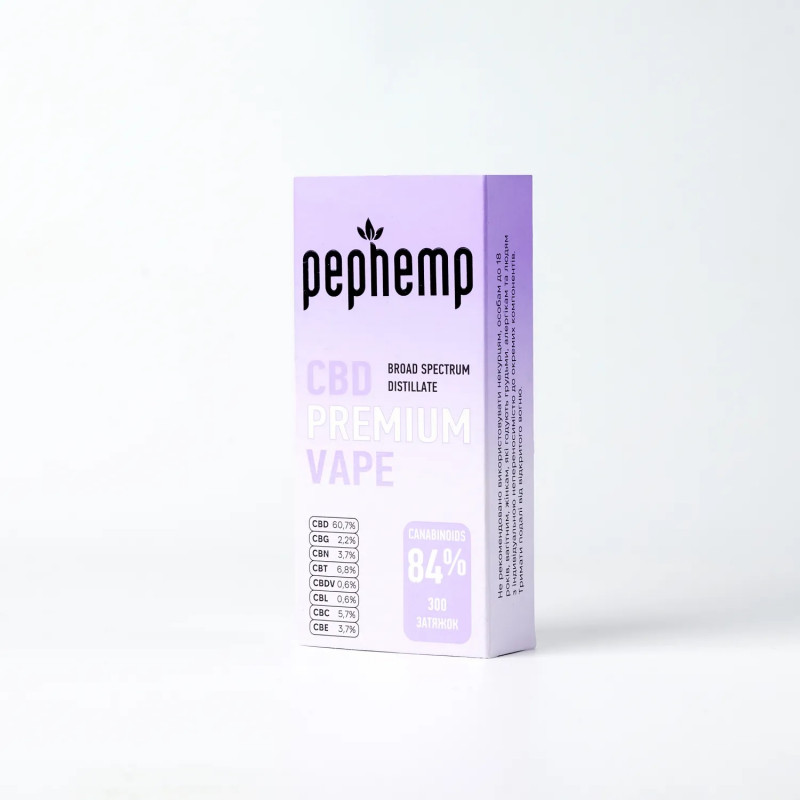 ИНГАЛЯТОР С 84% КБД BROAD SPECTRUM ДЛЯ БЫСТРОГО ЭФФЕКТА