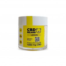 CBD мишки с магнием Deep Relax 1000 мг лимон