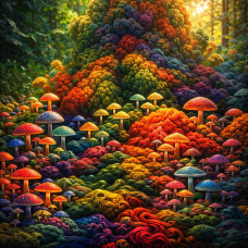 Спори грибів Psilocybe Cubensis - B+